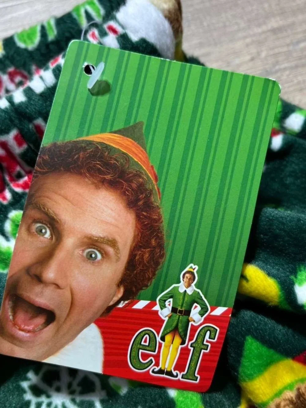 Elf Movie Mens Son Of A Nutcracker Fleece Pajama Lounge Pants Size Medium - Picture 12 of 12